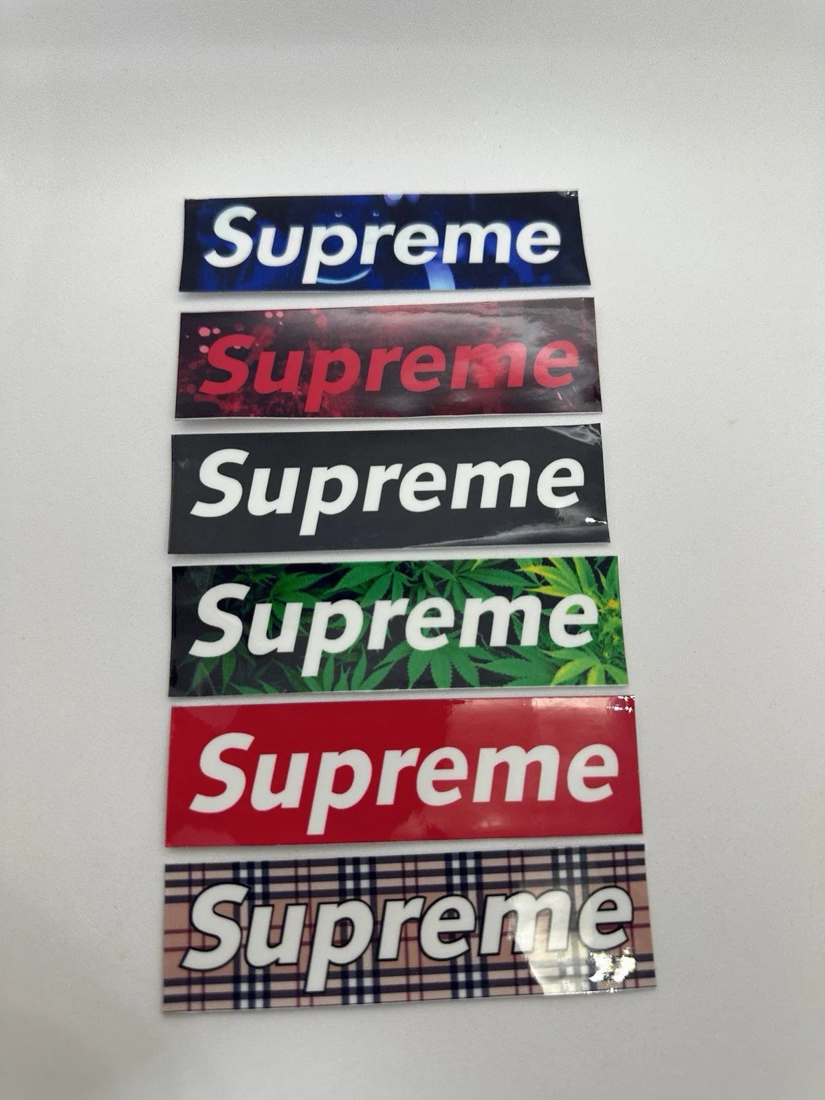 Supreme Stickers (6pcs) - Limited Edition Designs