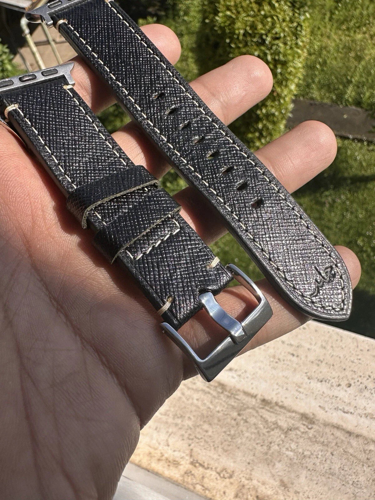 Apple Watch Strap - Vintage Pure Italian Leather iWatch Band Handmade